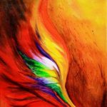 Feather of colour