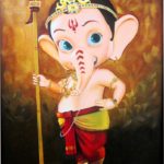 Baby Ganesha Painting