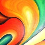 Colorful splash