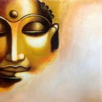 Glowing buddha