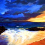 Seashore at dawn